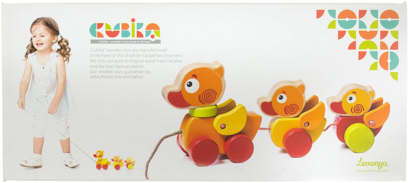 Игрушка деревянная Странствующие утята Cubika 13722