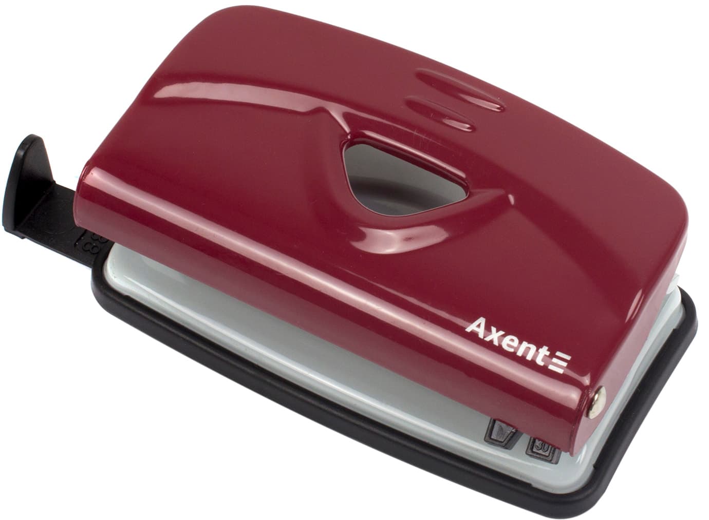 Дирокол Axent Exakt-2 10 аркушів металевий червоний (12) 3910-06