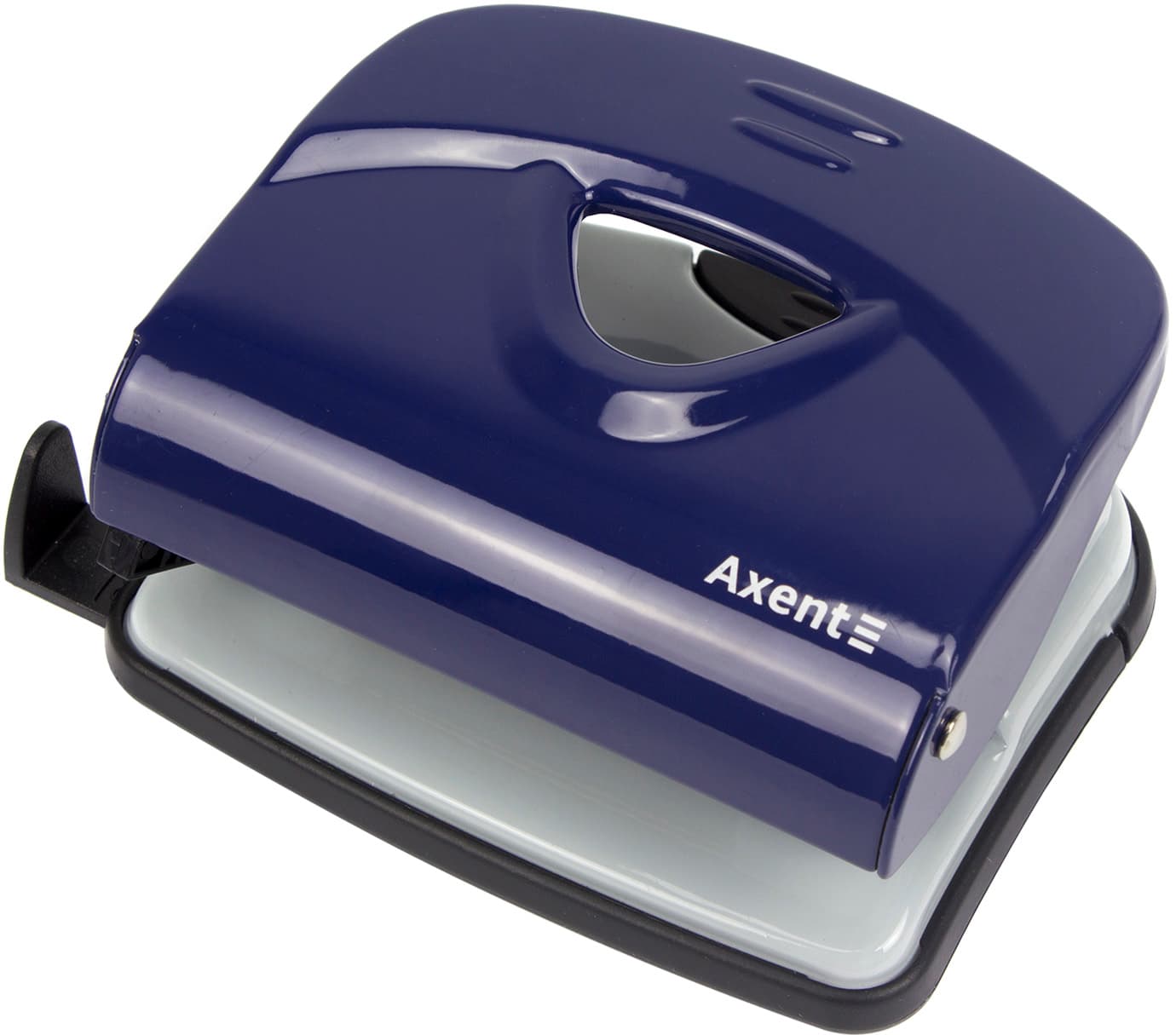 Дырокол Axent Exakt-2 30 листов металлический синий (6) 3930-02