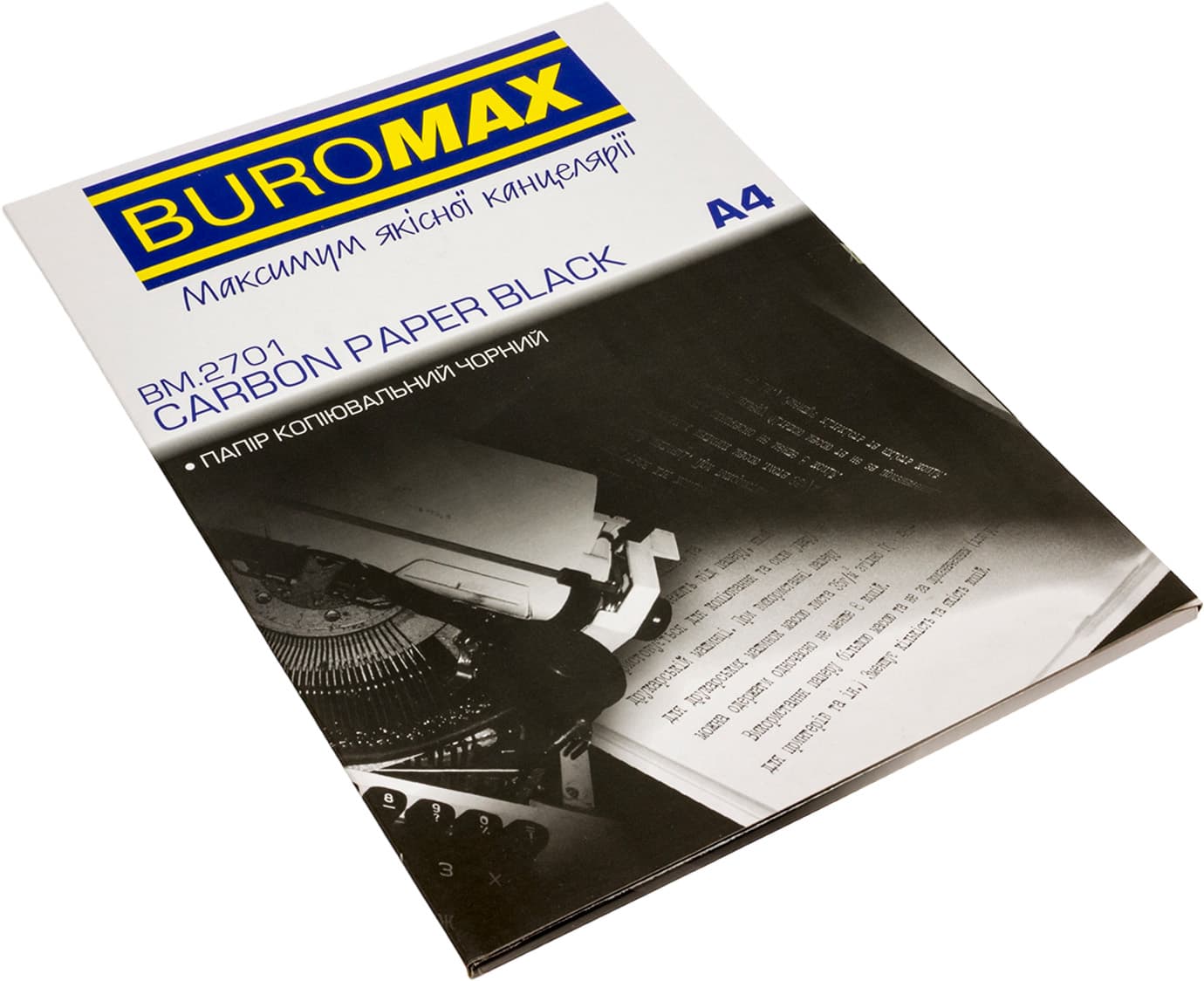 Копирка "Buromax" А4 100л (чёрная) №2701(1)(5)(100)