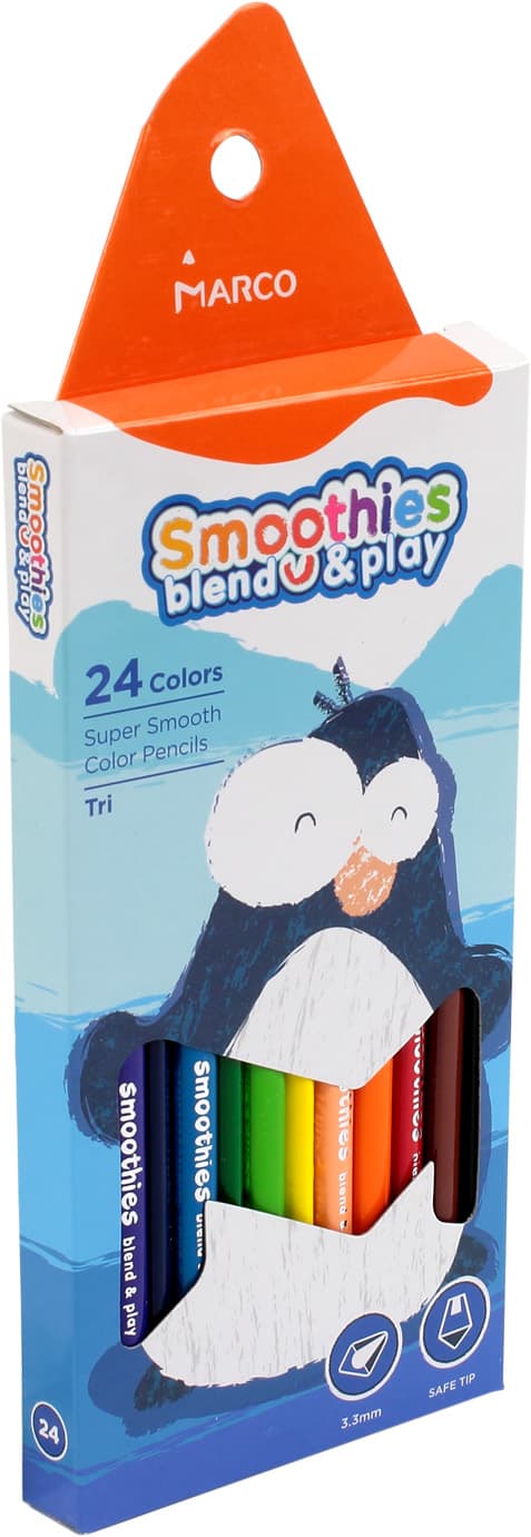 Карандаши цветные 24 цвета Marco (6) (60) 2150ST-24CB/8420