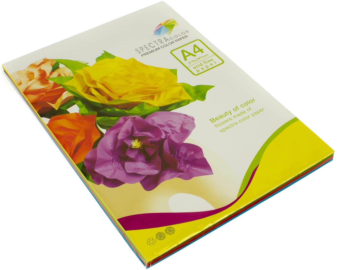 Бумага цветная А4 80г/м2 интенсив 5х20 Spectra Color-Rainbow Pack Deep IT 82 A 100 шт (22) (25) 