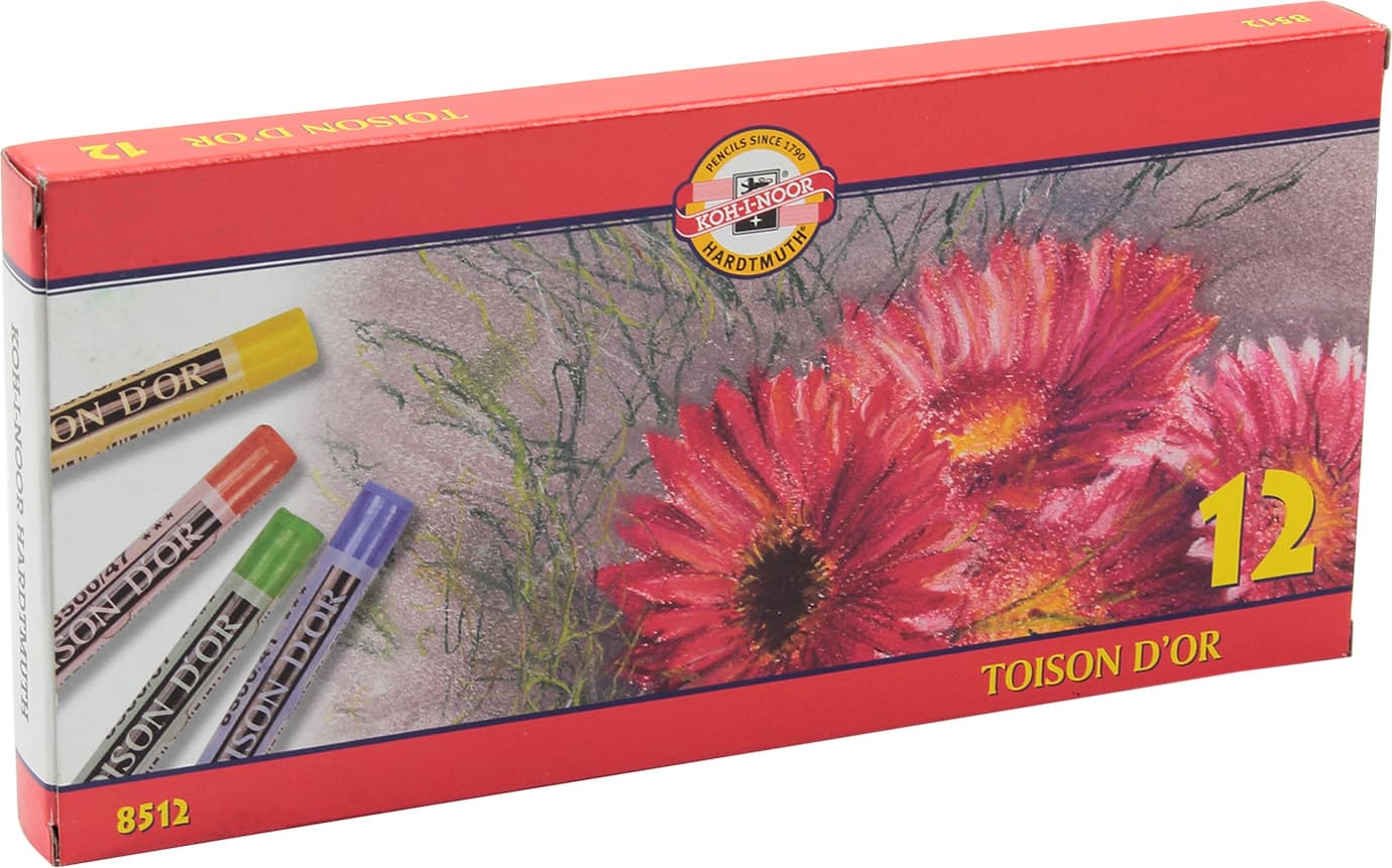 Крейда-пастель Koh-i-noor TOISON D'OR 8512 12 кольорів