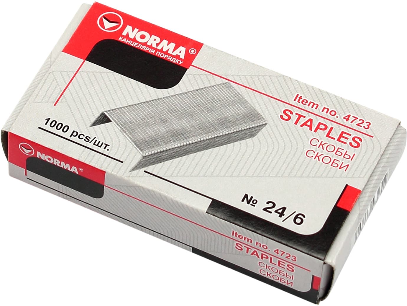 Скобы Norma 1000 шт 24/6 (10)  4723/04030250 