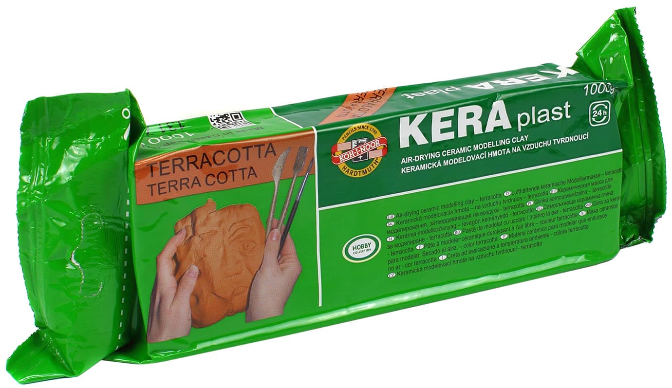 Пластилін Koh-i-noor Keraplast 1000г теракотовий (10) 131707