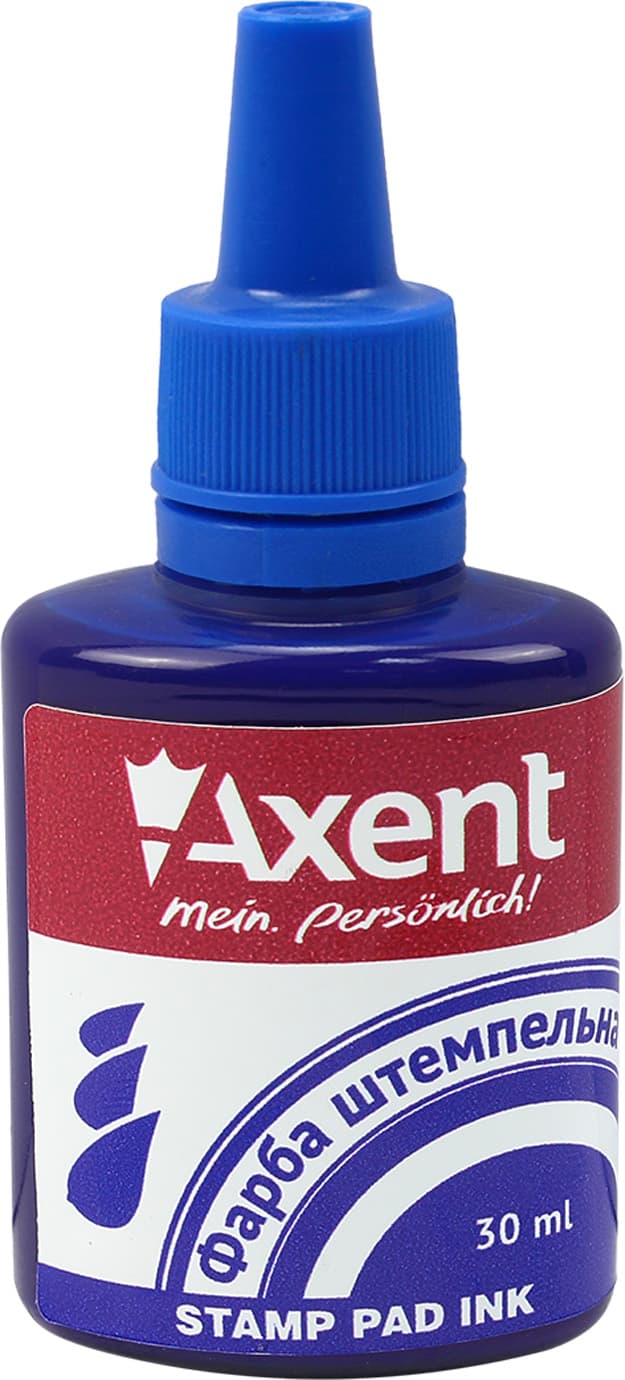 Штемпельная краска Axent 30мл синяя (12) 7301-02-A