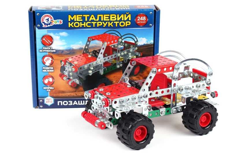 Конструктор металлический Внедорожник Технокомп (10) 4913