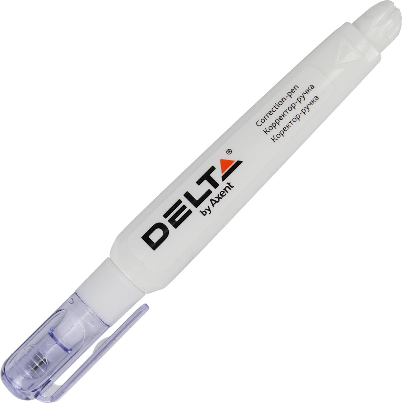 Корректор ручка металлический наконечник Delta by Axent 3 мл (12) (1200) 7014
