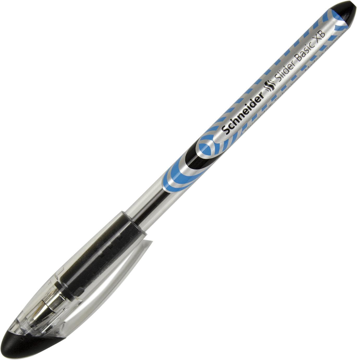 Ручка масляна кулькова Schneider Ballpoint pen Slider Basic XB чорна 151201