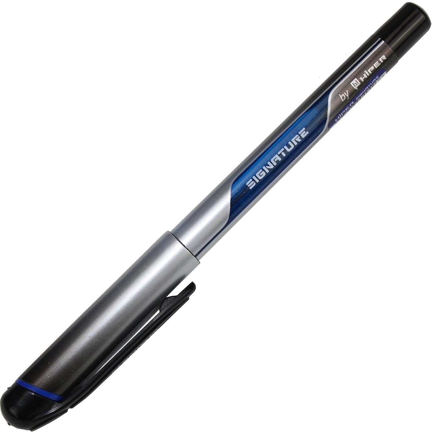 Ручка масляна кулькова Hiper Signature 0,7 мм синя (10) (100) (1000) HO-100