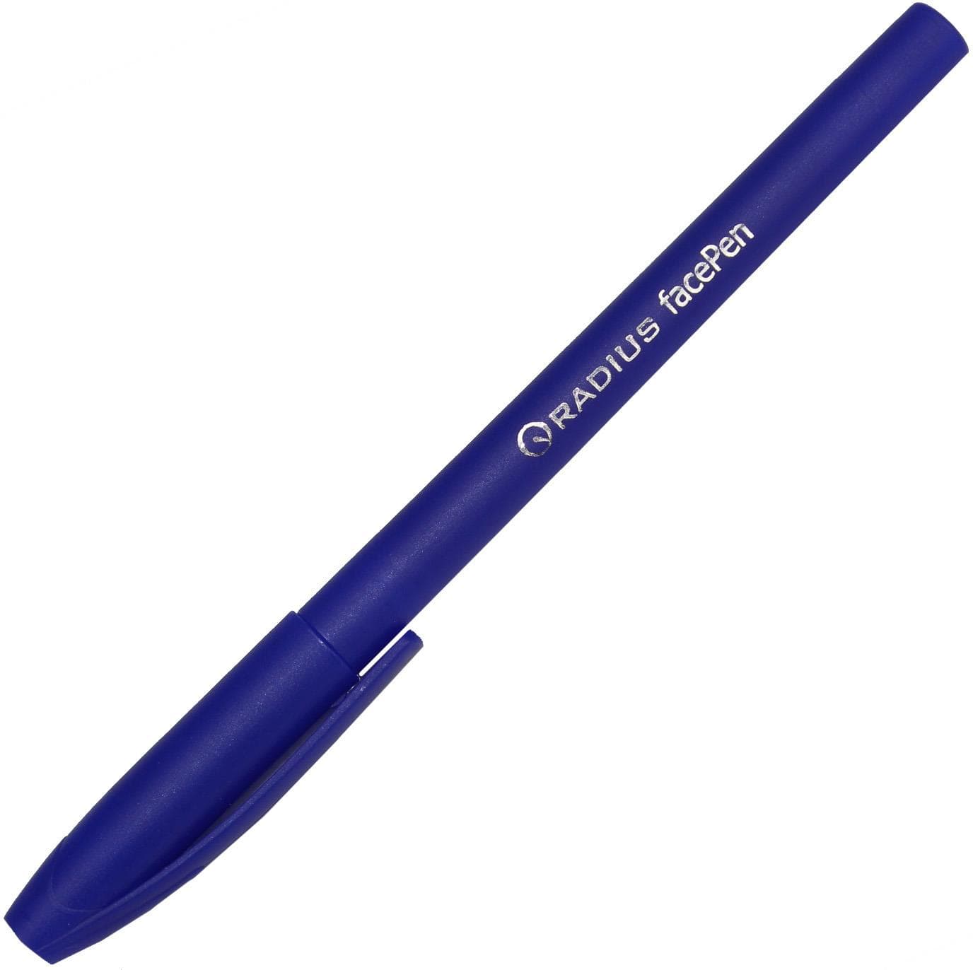 Ручка кулькова Radius Face pen 0,7мм синя, картонна упаковка (50) (500) (2000) 7890