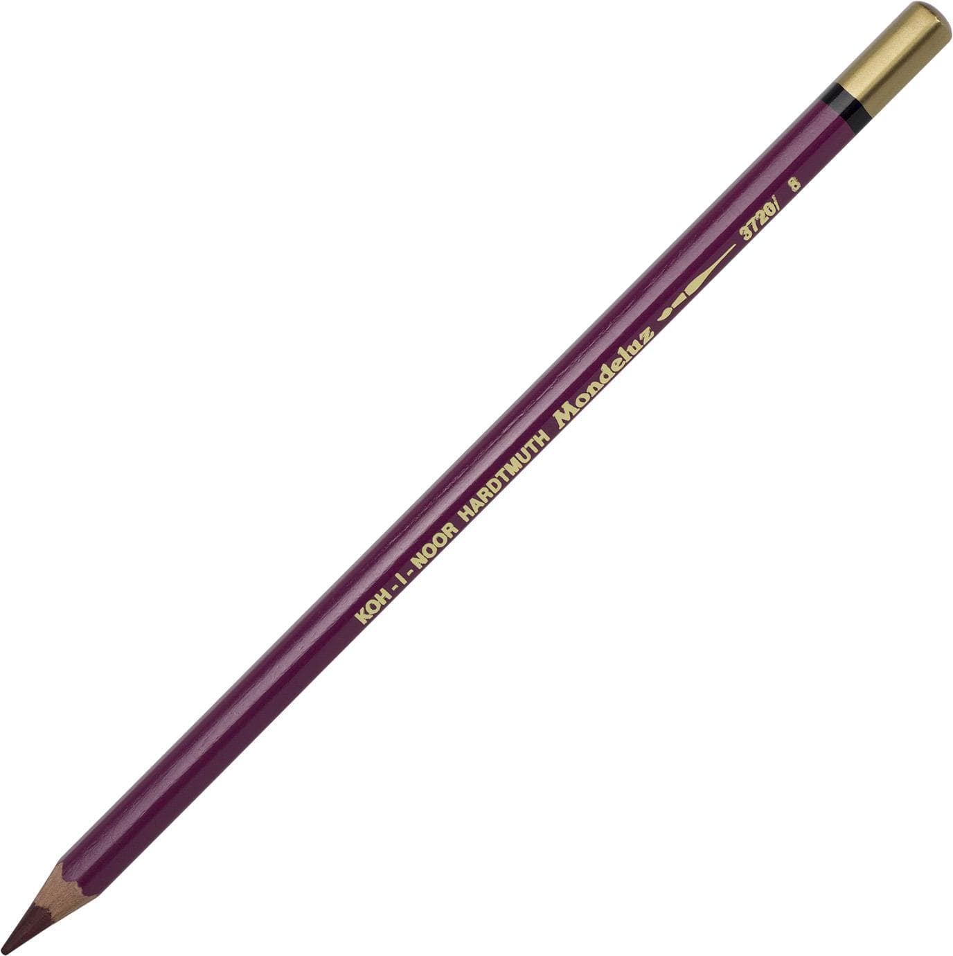 Карандаш цветной акварельный Koh-i-noor Mondeluz bordeax red/бордовый красный 3720/8