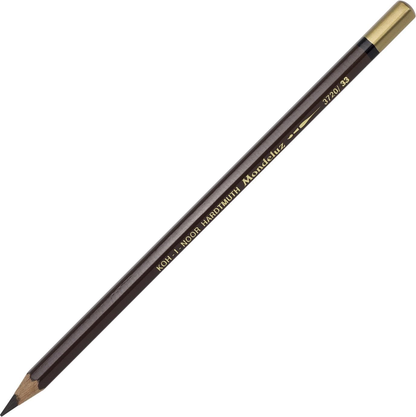 Карандаш цветной акварельный Koh-i-noor Mondeluz dark brown/темно-коричневый 3720/33