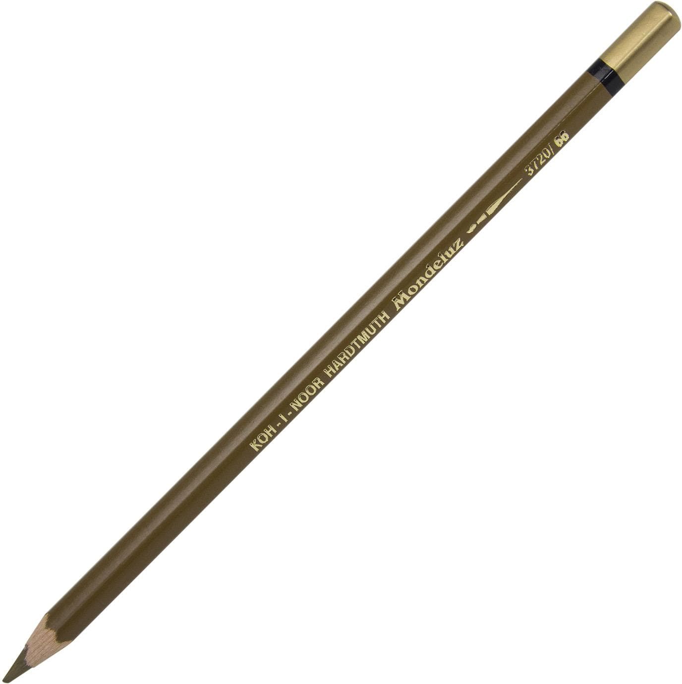 Карандаш цветной акварельный Koh-i-noor Mondeluz raw umber/умбра 3720/66