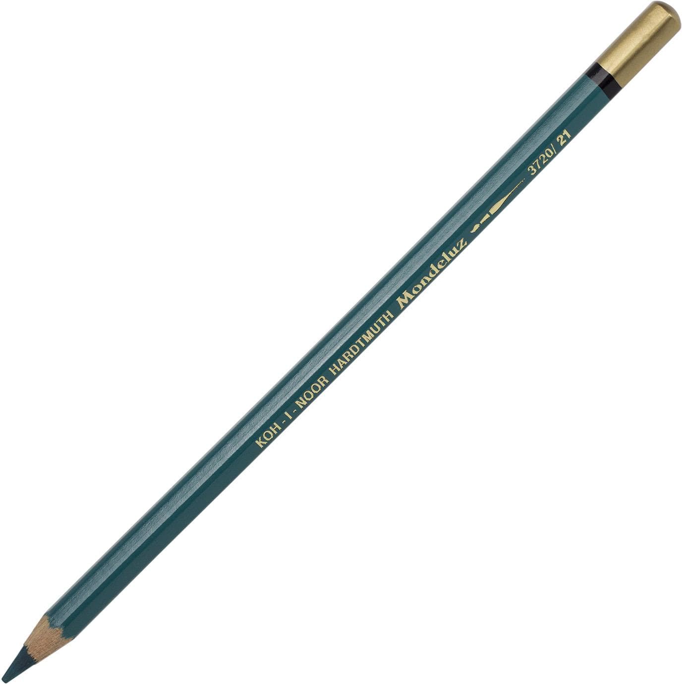 Карандаш цветной акварельный Koh-i-noor Mondeluz bluish green/голубовато-зеленый 3720/21