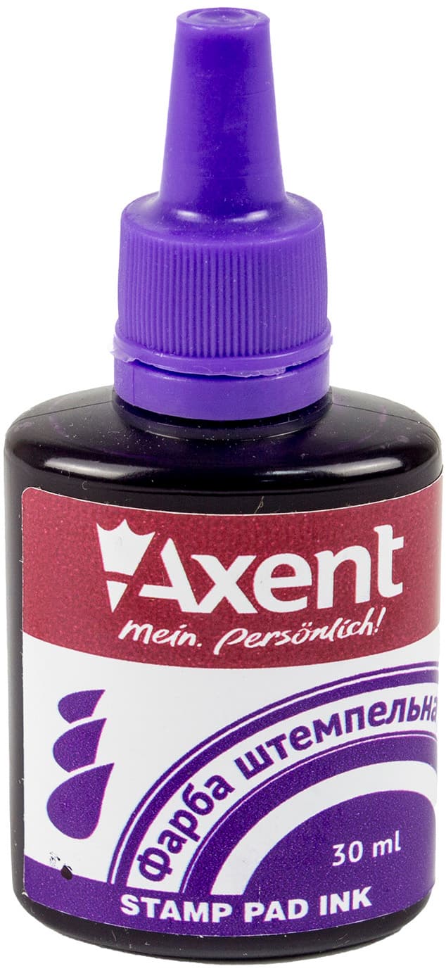 Штемпельная краска Axent 30 мл фиолетова (12) 7301-11-A