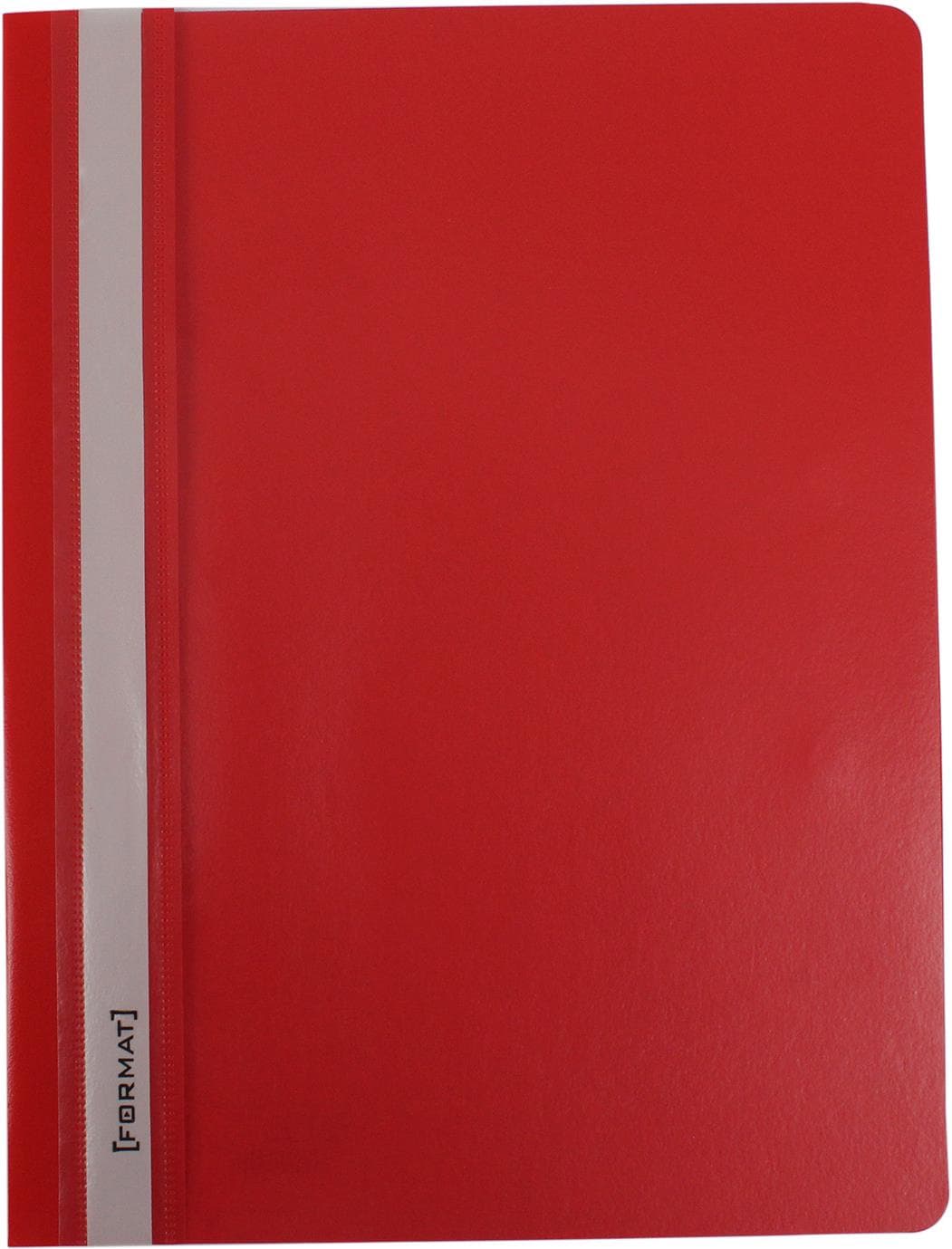 Папка-швидкозш. "Economix Light" №E38503-03 А4 з прозор.верхом,без перфор.,апельс.,червона(10)(300)