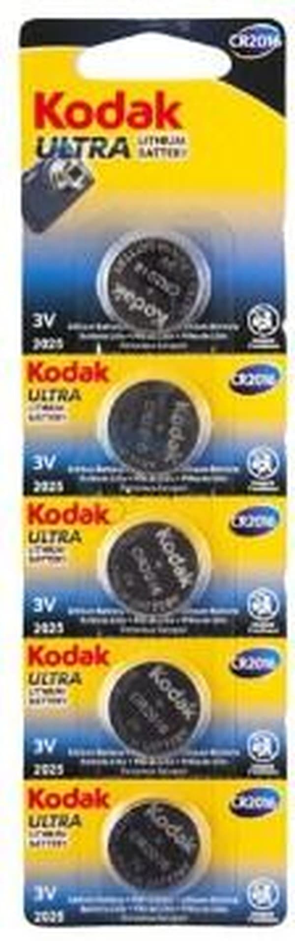 Батарейка Kodak CR-2016 / 5bl lithium Ultra (5) (60)