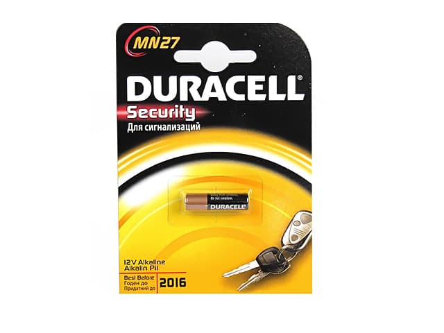Батарейка Duracell LR-27A/MN27/1bl
