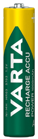 Акумулятори Varta R2U Ni-Mh (R-03,1000mAh)/блістер 2шт (10)