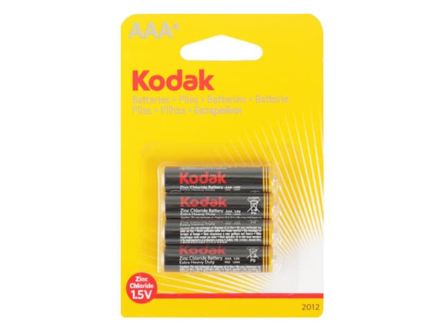 Батарейки Kodak Extra Heavy Duty R-03 блістер 4 шт (12) (60)