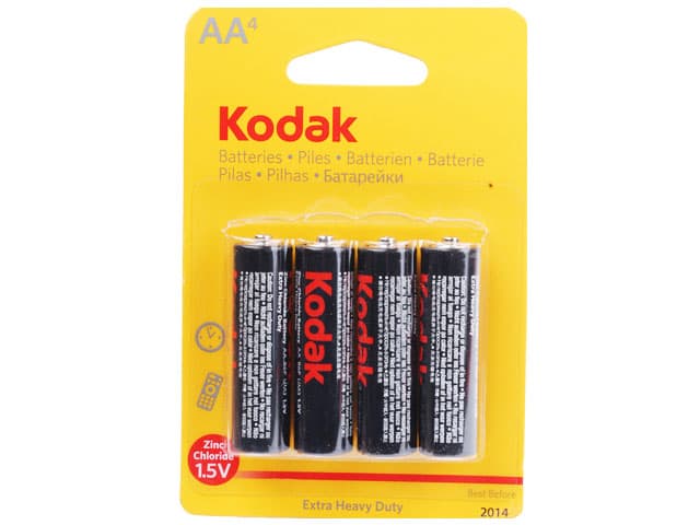 Батарейки Kodak Super Heavy Duty R-06 блістер 4 шт (20) (100)