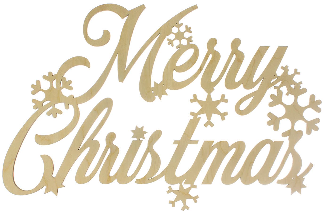 Напис Marry Christmas 26х40 см фанера