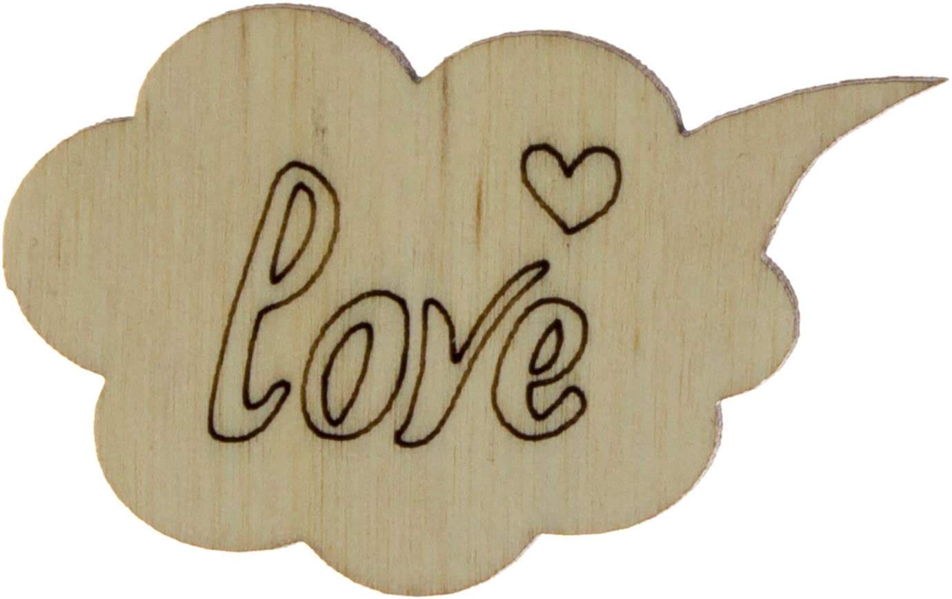 Заготовка фанера Хмаринка Love 4х6 см (5)