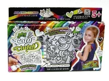 Набір креативної творчості DankoToys My Color Clutch клатч-пенал-розмальовка (18) CCL-02-01U,02U,03U...06U