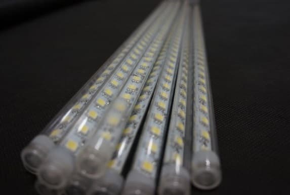 Гірлянда-бурулька електрична LED Stick white прозорий силіконовий провід L-50 см 8 шт 2866