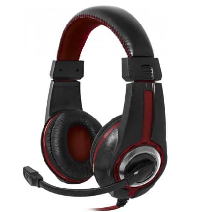 Навушники Defender Warhead G-185 2 м black/red+ мікрофон