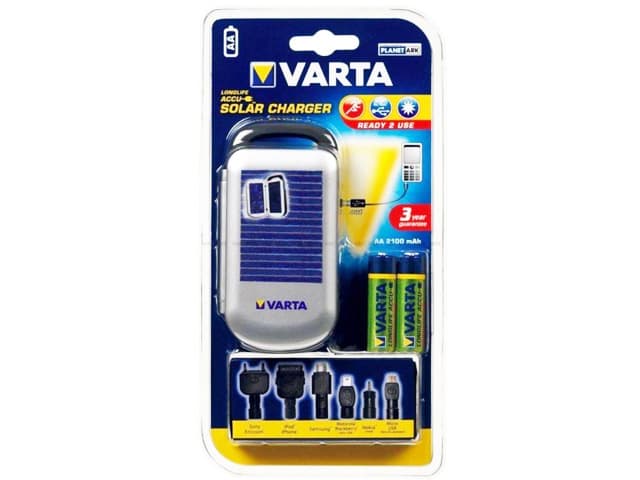 Зарядний пристрій універсальний Varta Solar R2U 57082 101421 2xAA2100mAh