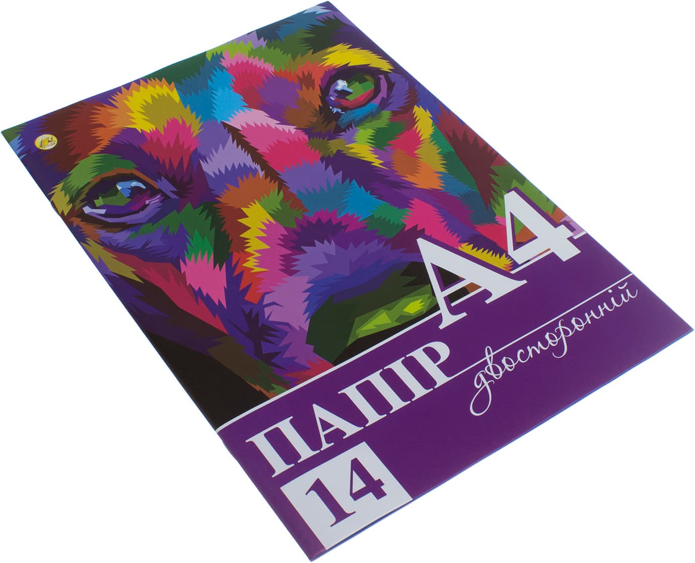 Папір кольоровий А4 двосторонній 14 аркушів Тетрада (20) (80)