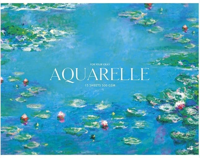 Альбом для рисования склейка 15 листов A4+ Aquarelle Muse Школярик (1) PB-GB-015-053