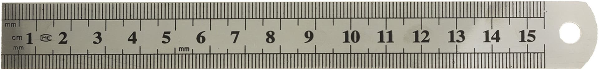 Лінійка метал. 15см (0,3S) №1018-15(20)