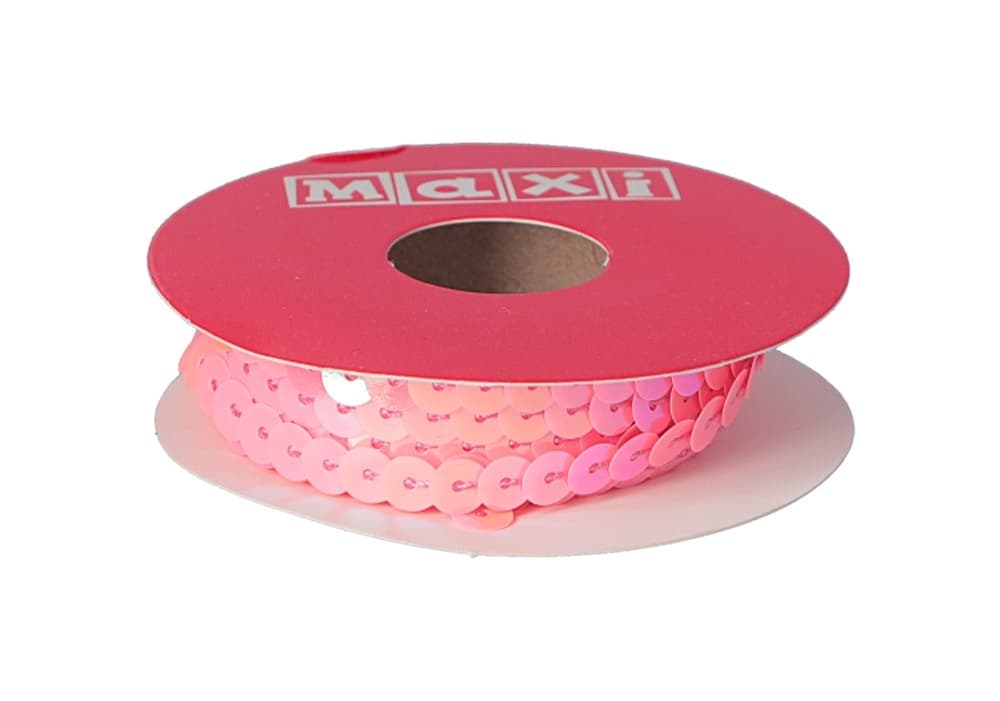 Лента декор. 3м из пайеток,розовая №BJ21-05009-E