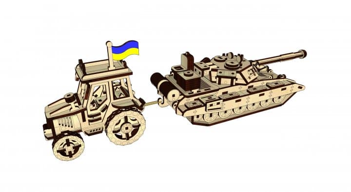 Игрушка деревянная Конструктор "Украинский фермер" 311эл №UPZ-005 Handy Games