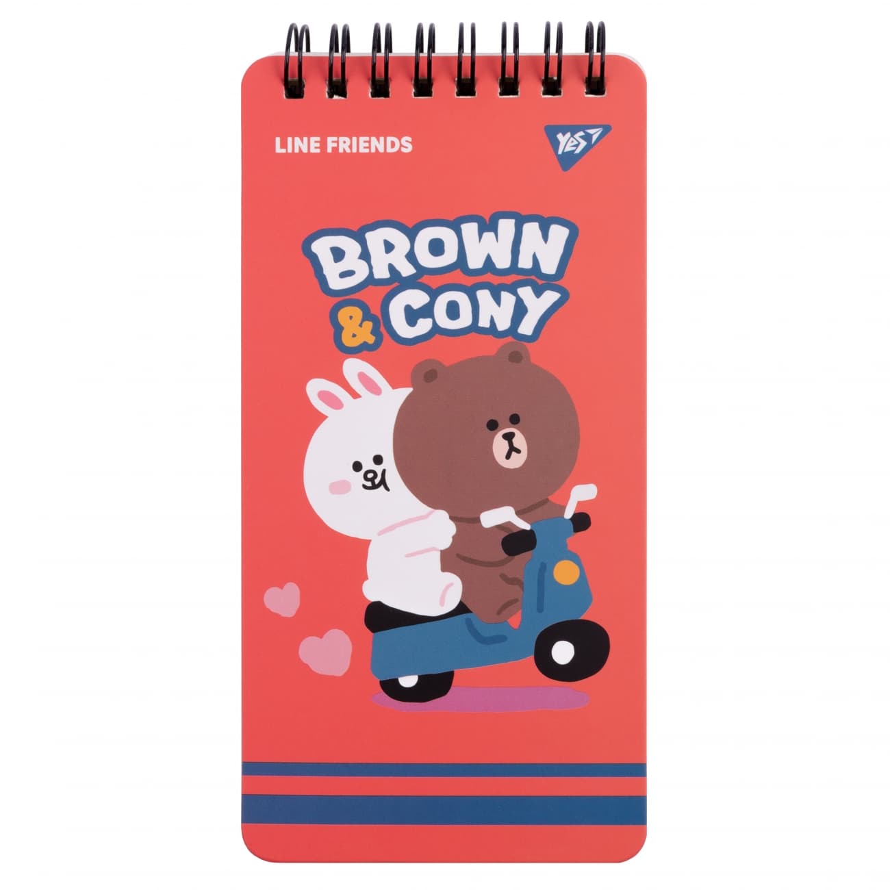 Блокнот пруж. верх. подв. А6 60арк. лін. "Line Friends" Brown&Cony №151762/Yes/(30)(60)