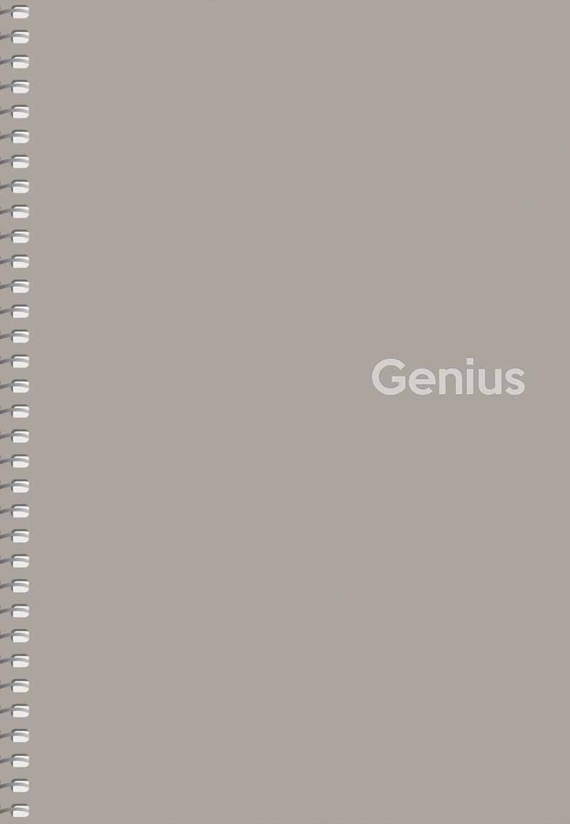 Блокнот на пружине A5 80 листов клетка пластиковая обложка Genius Школярик (4) (80) №A5-080-6806K