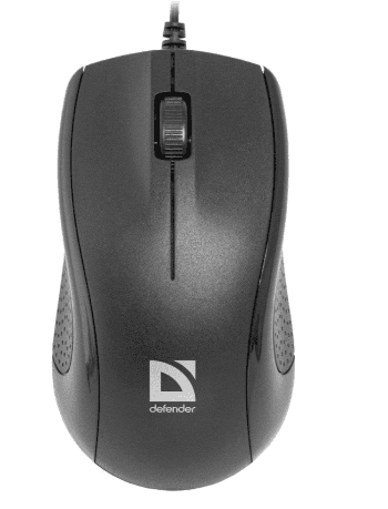 Мышка Defender Optimum MB-160 3 кнопки 1000dpi USB black №52160