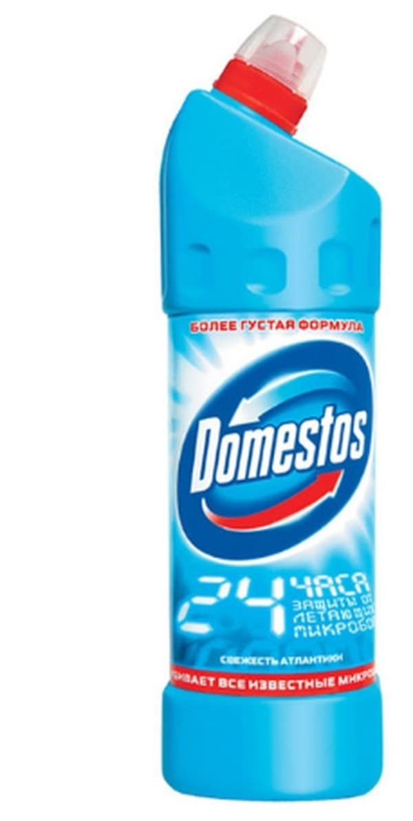Моющее средство для туалета 1 л Domestos Атлантическая Свежесть (12)