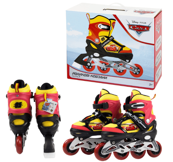 Ролики раздвижные M (35-38) PU, в коробке (6) КИ №RL2118