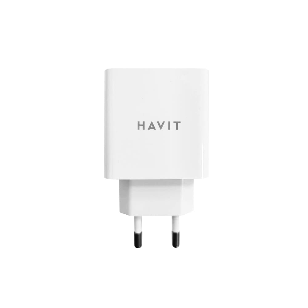 Зарядний пристрій Havit USB швидка зарядка 3.0, white №HV-UC1015