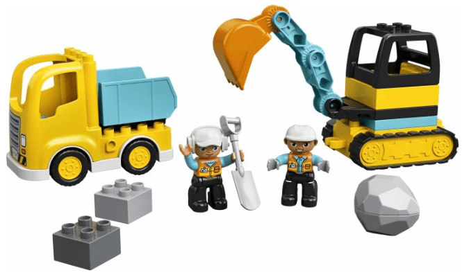Конструктор "LEGO" DUPLO Грузовик и гусеничный экскаватор 2+ №10931(4)