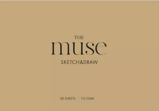 Альбом для рисования склейка 30 листов A4 Muse крафт-картон (9) (54) PB-GB-030-311 Школярик