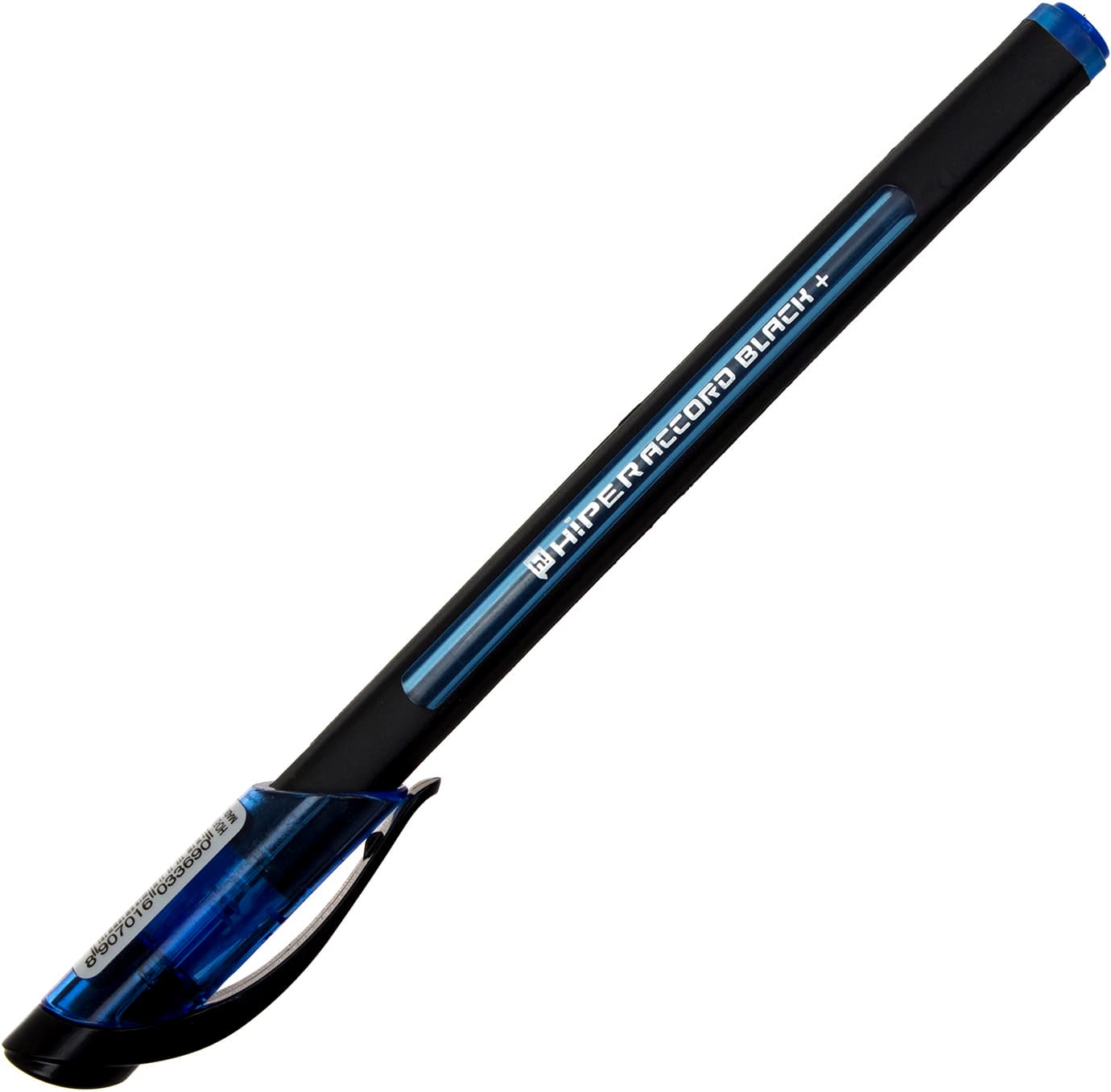 Ручка масляна кулькова Hiper Accord Black 0,7 мм тригранна синя (50) HO-550 B