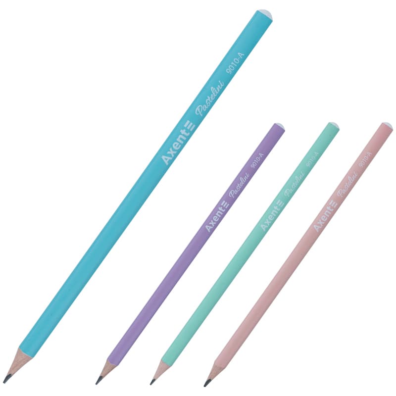 Карандаш графитный Axent Pastelini (36) (432) №9010 HB/36