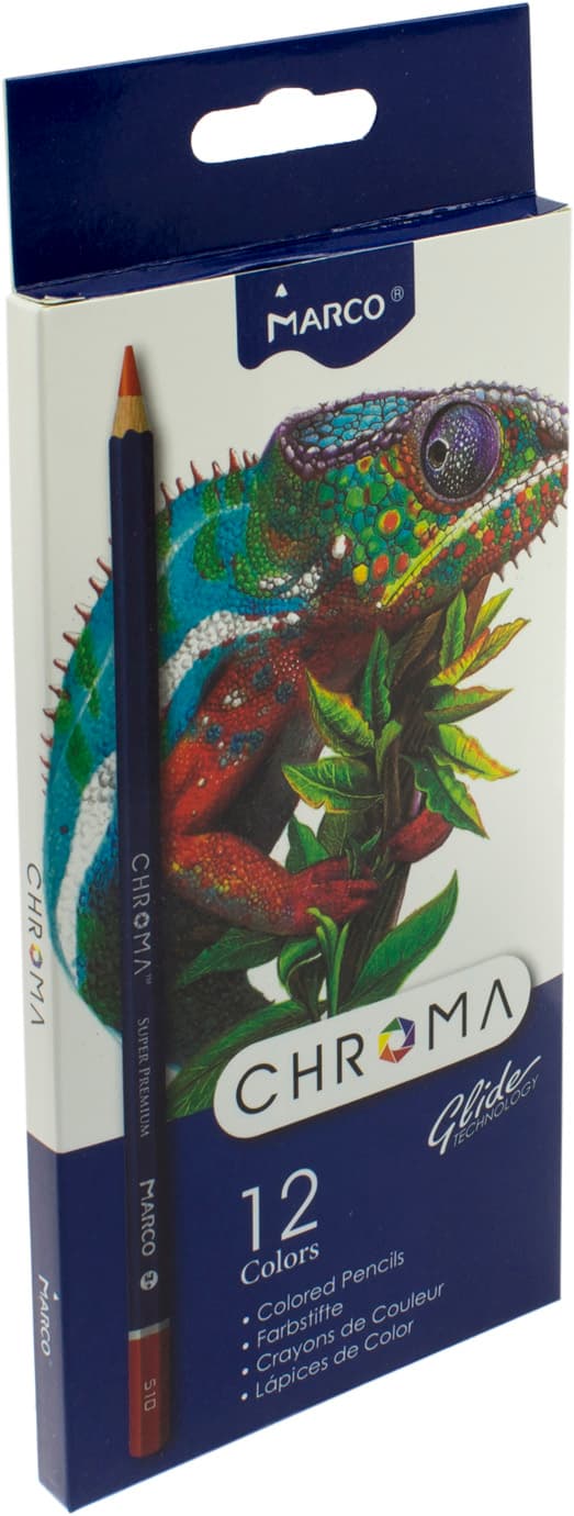 Карандаши цветные 12 цветов Marco Chroma (12) (144) 8010-12CB/1336