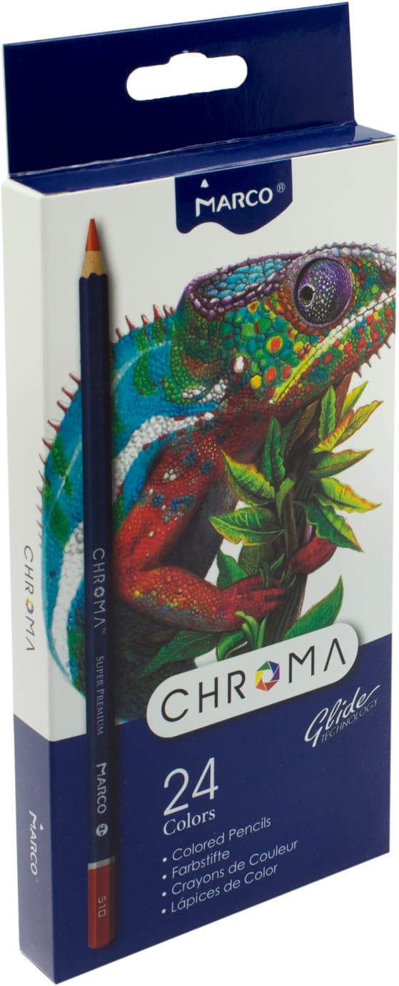 Карандаши цветные 24 цвета Marco Chroma (6) (72) 8010-24CB/1350