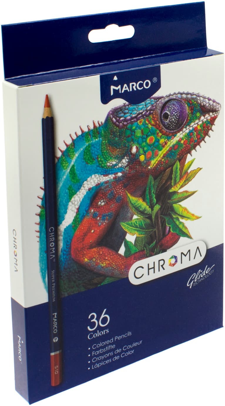 Карандаши цветные 36 цветов Marco Chroma (4) (48) 8010-36CB/1374